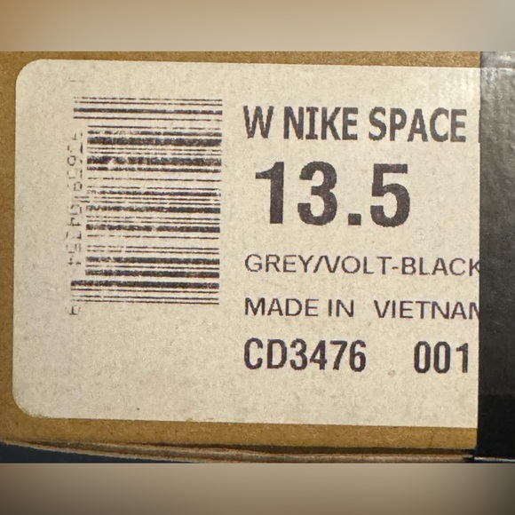 Nike Space Hippie 04 Grey Volt Women’s 13.5 Fits Men’s Size 12 - Picture 7 of 9